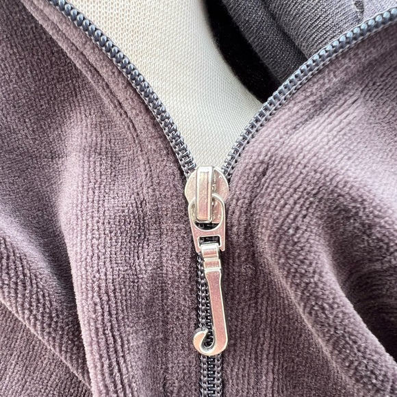 Juicy Couture Terrycloth Vintage Y2K Juice Couture Terry Collared zip up Sweater - Picture 3 of 11